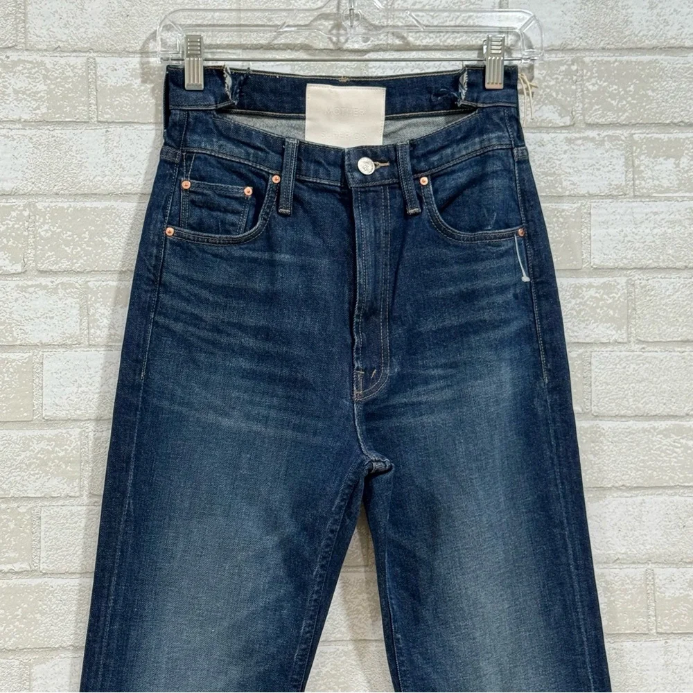 MOTHER High Waisted Rider Shift Sneak Jeans - Digital Underground - Sz - 25